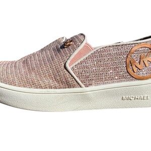 Michael Kors glitter Pink Slip-On Kids 10 Shoes